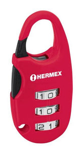 Candado 25mm para maleta on onbinaion hermex